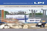 LPI EARTHING PRODUCT HAND BOOK · 2020. 2. 26. · the design and installation of an earthing system. LPI offers a selection of copperbonded steel, solid copper and stainless steel