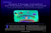 Shape change actuation for precision attitude comtrol ...dsbaero/editorials/2003-Shape...Title Shape change actuation for precision attitude comtrol - Control Systems Magazine, IEEE