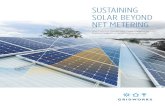 SUSTAINING SOLAR BEYOND NET METERING - Gridworks 2020. 11. 2.آ  NEM tariff, the credits and charges