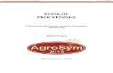 BOOK OF PROCEEDINGS - COnnecting REpositories · 2018. 8. 17. · Sixth International Scientific Agricultural Symposium „Agrosym 2015“ 3 Sixth International Scientific Agricultural