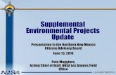 Supplemental Environmental Projects Update...LOS ALAMOS Field OFFICE Supplemental Environmental Projects Update Presentation to the Northern New Mexico Citizens Advisory Board June