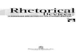 Rhetorical Devices: Student Edition - SAMPLE · 2016. 2. 7. · RHETORICAL DEVICES: A Handbook and Activities for Student Writers 3 What is Rhetoric? In reading, speaking, or writing,