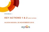 KEY ACTIONS 1 & 2 (KA1 & KA2) - Europa · 2019. 11. 28. · organisation. KA1. for staff in adult education. KA1. has an impact on your organisation as. it gets better in its. •