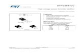 High voltage power Schottky rectifier - STMicroelectronics · 2021. 3. 9. · May 2017 DocID11640 Rev 2 1/13 This is information on a product in full production. STPS30170C High voltage