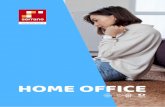 HOME OFFICE - Serrano Equipament...HOME OFFICE Mesas de diseño funcional que permiten la adaptación a cualquier zona de trabajo, ofreciendo el máximo confort. MESAS Amplia gama