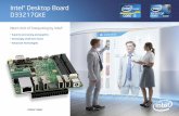 Intel® Desktop Board D33217GKE - RaviRaj Tech · Visibly smart graphics using the 3 rd generation Intel® Core™ i3-3217U processor deliver amaz - ing performance and visually stunning