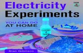 Electricity Experiments You Can Do at Home · 2013. 10. 3. · Stan Gibiliscois an electronics engineer, researcher, and mathematician who has authored Teach Yourself Electricity