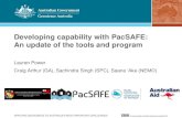 Developing capability with PacSAFE: An update of the tools and …gisconference.gsd.spc.int/images/2017_Presentations/Day... · 2017. 11. 29. · The PacSAFE program is: Developing