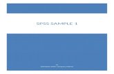 SPSS sample 1 · Web viewThe data from completed questionnaires will be fed in SPSS software for further analysis. Some of the major tests conducted will include the Independent samples