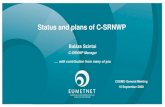 Status and plans of C-SRNWP - COSMO model€¦ · Short Term Scientific Missions 8 • New element in the C-SRNWP module • NWP consortia have the funds to support internal exchange,