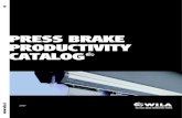 PRESS BRAKE PRODUCTIVITY CATALOG · 2018. 9. 27. · 4 WE LIVE PRESS BRAKE PRODUCTIVITYž sales: +31 (0)573 28 98 50 WILA PRESS BRAKE TOOLING SYSTEMS When productivity is a priority