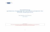Establishing guidance material on common projects for SESAR … · 2016. 9. 28. · 2 1. Introduction On 3 May 2012, the ommission’s DG MOVE submitted a draft discussion paper on