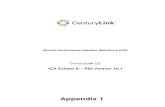 CenturyLink QCGLOSSARY OF ACRONYMS .....49. CenturyLink QC ICA Amended Exhibit B, Ver. 10.1 – February 3, 2020 Page 1 Electronic Gateway Availability GA-1 – Gateway Availability