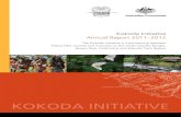 Kokoda Initiative Annual Report 2011-12KOKODA INITIATIVE ANNUAL REPORT 2011–2012 3 Kokoda Track Authority CEO, and Landowner representatives trek together for the 2012 Chairman’s
