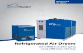 Refrigerated Air Dryers...QPNC-3000 3000 5097 460/3/60 22.3 188 3.7 41 83 61 1433 6” Flange R404A Notes: Capacity in accordance with recommended NFPA standards and CAGI standard