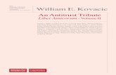 Editors William E. Kovacic - Cleary Gottlieb...William E. Kovacic An Antitrust Tribute - Liber Amicorum - Volume II III Editors’ Note Following the success of William E. Kovacic