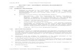 SECTION 11001 - EQUIPMENT GENERAL REQUIREMENTS PART 1 ... · EQUIPMENT GENERAL REQUIREMENTS 11001-5 2. Before acceptance, Manufacturer shall furnish certificates documenting approval