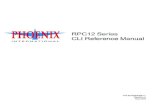 RPC12 Series CLI Reference Manual - Phoenix International · 8 Phoenix RPC12 Series CLI Reference Manual • September 2008 ... 3 3KN0Z0BZ00007626NM4F SEAGATE 0003 AVAIL SAS 146 3.0