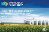 Agri-food’ parallel session · 2020. 12. 2. · Barilla, Italy Olvi, Finland LUKE, Finland Bridge2Food, The Netherlands. CARBOSURF. CARBOSURF: New processes for the fermentative