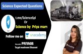 t.me/ScienceSpl Or Science by Priya mam...Que 1- अलस एक समद ध स र त ह ? (A) व ट ममन ब (B) व ट ममन स (C) ओम 3फ ट एमसड
