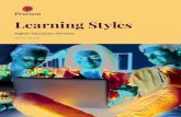 Learning Styles - Pearson Education...preferences when surveyed (Stahl, 1999). A vast catalog of learning style taxonomies exist in the literature with some (e.g., VAK, Kolb, and Dunn
