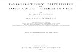 Laboratory Methods of Organic Chemistry · 2016. 2. 8. · Title: Laboratory Methods of Organic Chemistry Author: Gattermann and Wieland Subject: 1937 24th ed of Die Praxis des organischen