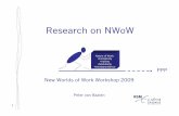 Research on NWoW - ERIM€¦ · - Developing quick scan - Studying behavioral patterns for different types of interventions Partners (TRANSUMO + FES Proposal):-VU - DTZ Zadelhoff