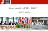 Status update on PCT in 2016/17 update... · 2017. 7. 25. · Paola Giancane Lawyer, Department of PCT Affairs, EPO Rome, 18.07.2017 Status update on PCT in 2016/17 Contracting States
