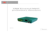 GSM Terminal M485 preliminary datasheet - Home | HCP · 2014. 4. 25. · GSM Terminal M485 preliminary datasheet Page 4 of 36 1. Introduction This document describes the hardware