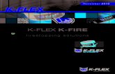 K-FLEX NAME PRODUCT November K-FLEX K-FLEX K-FIRE · 2017. 2. 3. · K-KLEX FIRE EX MORTAR Pg. 34 3M FIRE BARRIER DUCT WRAP 615+ Pg. 38 K-FLEX ` K-FIRE 2. K-FLEX ` K-FIRE K-FLEX is