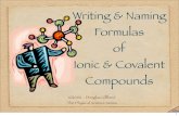 Writing & Naming Formulas of Ionic & Covalent Compoundsmrhawkinsfletcher.weebly.com/uploads/3/7/9/5/...Writing Ternary Formulas NO 3 Ca+2 -1 Cation Anion Compound 3 Ca(NO ) 2 Mg+2