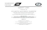 LIGHT LIST - U. S. Coast Guard Auxiliarypdept.cgaux.org/Documents/Active/NS/Light Lists/LightList V3.pdf · ATLANTIC and GULF COASTS Little River, South Carolina to Econfina River,