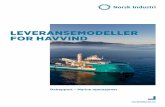 LEVERANSEMODELLER FOR HAVVIND · 2021. 2. 28. · 55 1 Summary The marine operations required in the lifetime of a fixed or flo-ating offshore wind farm, are described in this report.