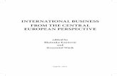 INTERNATIONAL BUSINESS FROM THE CENTRAL EUROPEAN … · 2019. 9. 25. · II Autor SCIENTIFIC EDITORS Blaženka Knežević (University of Zagreb, Faculty of Economics and Business,