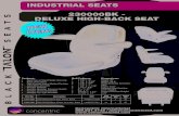 INDUSTRIAL SEATS 230000BK - DELUXE HIGH-BACK SEAT · 2017. 12. 4. · 23000BK Seat Applications Concentric International 800.831.4145 / info@concentricintl.com  INDUSTRIAL …