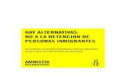HAY ALTERNATIVAS: NO A LA DETENCION DE PERSONAS INMIGRANTES · 2014. 1. 22. · Hay alternativas: No a la detención de personas migrantes Comentarios al borrador del Gobierno sobre