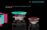 SEALING SOLUTIONS FOR VIALS - Datwyler€¦ · company’s state-of-the-art cleanroom manufacturing technologies exceed the most stringent industry requirements. As a solution partner,