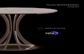 Tavolo BOOMERANG · Tavolo BOOMERANG by Yago Sarri. 2 3 ARREDAME NTI In Vela Arredamenti we invent, design, create and manufacture interior furnishings for the contracted market with