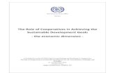 The Role of Cooperatives in Achieving the Sustainable ...€¦ · Sustainable Development Goals ... 1 The author strongly believes that comparative advantage of cooperatives does