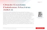 Exadata Database Machine X8M-8 - Oracle...nef • Prenfigured, pre-co -tested database applications • Uncompressed I/O bandwidth of from SQL • Ability to perform up to 9M 8K database