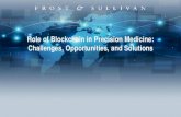 The Role Of Blockchain in Precision Medicine: Challenges, Opportunities and Solutions · 2018. 3. 8. · What is Blockchain? Frost & Sullivan’s Definition: A blockchain is a new