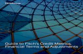 Guide to Fitch’s Credit Metrics, Financial Terms and Adjustments · 2020. 11. 3. · Guide to Credit Metrics Fitch uses a variety of quantitative measures of cash flow, earnings,