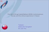 Taiwan Vascular Surgeon Po-Jen Ko · Lai CC, Fang HC, Tseng CJ, et al. Percutaneous angioplasty using a paclitaxel-coated balloon improves target lesion restenosis on inflow lesions