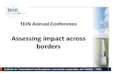 TEIN Annual Conference · 2019. 10. 16. · Network of excellence in cross-border training, research and support services throughout Europe TEIN aims at facilitating CBC providing