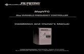 MagVFC - John M. Ellsworth Company, Inc. · 2018. 12. 3. · MagVFC Installation and Owner’s Manual Mag VARIABLE FREQUENCY CONTROLLER Franklin Fueling Systems • 3760 Marsh Rd.