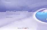 INTELLECTTM Software Package - AxxonSoft...The JScript programming language is used in the Intellect software package to implement additional user functions not included in the basic
