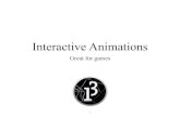 Interactive Animations - University of Pennsylvaniamatuszek/cit590-2016/Lectures...• To do animations, you must use these two methods: • void setup() is called only once, and does