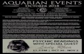 AQUARIAN EVENTSaquarianbookshop.com/wp-content/uploads/2018/10/October2018FINAL1.pdfOct 10, 2018  · Formulary is a guide to blending magickal oils for all kinds of intentions originally