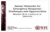 Sensor Networks for Emergency Response: Challenges and ...web.cs.wpi.edu/~emmanuel/courses/cs525m/S06/slides/ryan_CodeBlue_wk10.pdfWorcester Polytechnic Institute 5 CodeBlue Infrastructure