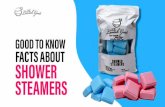 Good to Know Facts about Shower Steamers